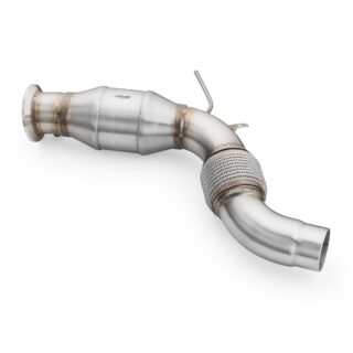 RM MOTORS - DOWNPIPE BMW E90 E91 E92 E93 325D 330D/XD N57 + SILENCER