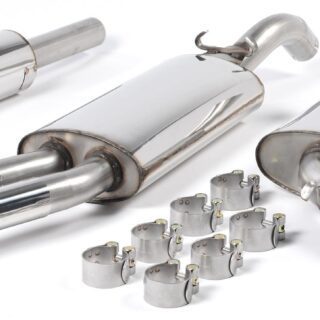 MILLTEK - MCXVW202 - VOLKSWAGEN GOLF MK2 GTI 8V 1984&GT;1992 FRONT PIPE-BACK