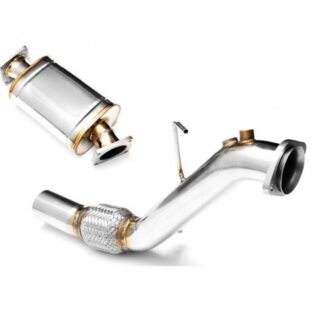 RM MOTORS - DOWNPIPE BMW E60 E61 525D 530D M57N + SILENCER