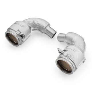 RM MOTORS - DOWNPIPE PORSCHE 911 992 TURBO / TURBO S + CATALYST AND HEAT SHIELD