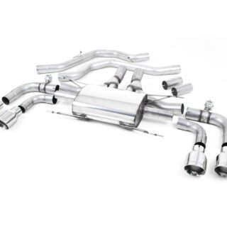 MILLTEK - SSXAR001 - ALFA ROMEO GIULIA QUADRIFOGLIO 2.9 V6 BI-TURBO (NON OPF/GPF MODELS) 2017&GT;2026 FRONT PIPE-BACK
