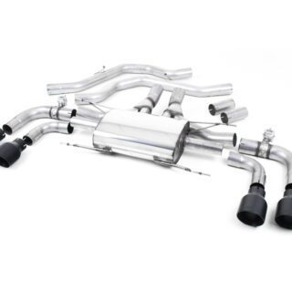 MILLTEK - SSXAR002 - ALFA ROMEO GIULIA QUADRIFOGLIO 2.9 V6 BI-TURBO (NON OPF/GPF MODELS) 2017&GT;2026 FRONT PIPE-BACK