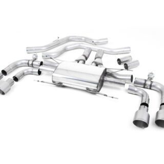 MILLTEK - SSXAR003 - ALFA ROMEO GIULIA QUADRIFOGLIO 2.9 V6 BI-TURBO (NON OPF/GPF MODELS) 2017&GT;2026 FRONT PIPE-BACK