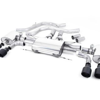 MILLTEK - SSXAR13 - ALFA ROMEO GIULIA QUADRIFOGLIO 2.9 V6 BI-TURBO (NON OPF/GPF MODELS) 2017&GT;2026 FRONT PIPE-BACK