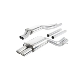 MILLTEK - SSXAU008 - AUDI RS4 B5 V6 BI-TURBO AVANT 2000&GT;2002 / S4 2.7T QUATTRO B5 1997>2001 CAT-BACK