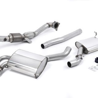 MILLTEK - SSXAU199 - AUDI S3 2.0 T QUATTRO SPORTBACK 8P 2007&GT;2012 TURBO-BACK INCLUDING HI-FLOW SPORTS CAT