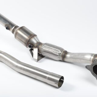 MILLTEK - SSXAU204 - AUDI TT MK2 TTS QUATTRO 2008&GT;2014 CAST DOWNPIPE WITH HJS HIGH FLOW SPORTS CAT