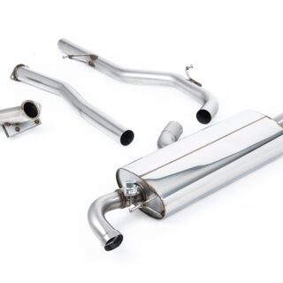 MILLTEK - SSXAU255 - AUDI TT MK2 TT RS COUPÈ/ROADSTER 2.5-LITRE TFSI QUATTRO 2009&GT;2014 TURBO-BACK EXCLUDING HI-FLOW SPORTS CAT