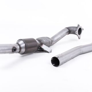 MILLTEK - SSXAU348 - AUDI TT MK2 2.0 TFSI 2WD 2006&GT;2011 LARGE BORE DOWNPIPE AND HI-FLOW SPORTS CAT