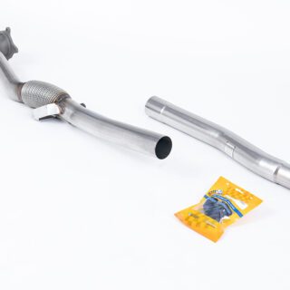 MILLTEK - SSXAU349 - AUDI TT MK2 2.0 TFSI 2WD 2006&GT;2011 LARGE-BORE DOWNPIPE AND DE-CAT