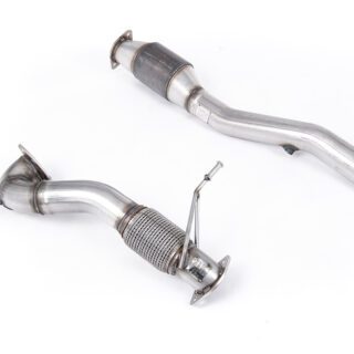 MILLTEK - SSXAU431 - AUDI TT 180 / 225 QUATTRO COUPE &AMP; ROADSTER 1998&GT;2006 LARGE BORE DOWNPIPE AND HI-FLOW SPORTS CAT