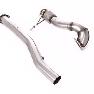 MILLTEK - SSXAU432 - AUDI TT 180 / 225 QUATTRO COUPE &AMP; ROADSTER 1998&GT;2006 LARGE-BORE DOWNPIPE AND DE-CAT