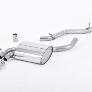 MILLTEK - SSXAU504 - AUDI A3 3.2 V6 QUATTRO 3 DOOR &AMP; 5 DOOR SPORTBACK 2003&GT;2012 CAT-BACK
