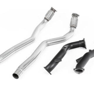 MILLTEK - SSXAU555 - AUDI S6 4.0 TFSI C7 QUATTRO / S7 SPORTBACK 4.0 TFSI QUATTRO S TRONIC / RS6 C7 4.0 TFSI BITURBO QUATTRO / RS7 C7 SPORTBACK 4.0 V8 TFSI BITURBO 2012&GT;2018 LARGE-BORE DOWNPIPES AND CAT BYPASS PIPES