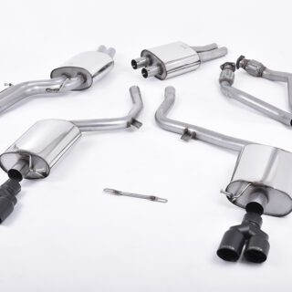 MILLTEK - SSXAU556 - AUDI S5 3.0 TFSI B8 SPORTBACK / S4 3.0 SUPERCHARGED V6 B8 2009&GT;2012 CAT-BACK