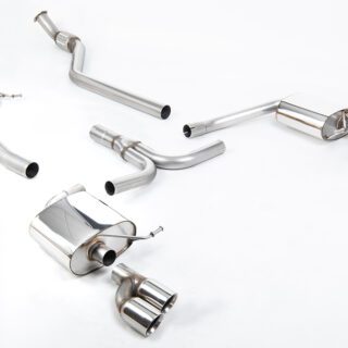 MILLTEK - SSXAU627 - AUDI A4 2.0 TFSI S LINE B8 (2WD AND QUATTRO MANUAL-ONLY) SALOON &AMP; AVANT 2008&GT;2011 CATBACK