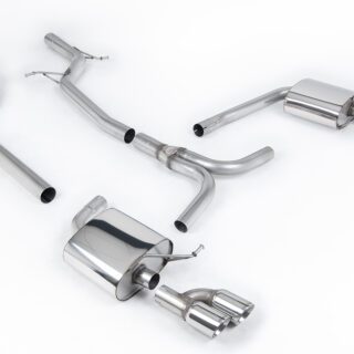 MILLTEK - SSXAU630 - AUDI A4 2.0 TFSI S LINE B8 (2WD AND QUATTRO TIPTRONIC-ONLY) SALOON &AMP; AVANT 2008&GT;2011 CATBACK