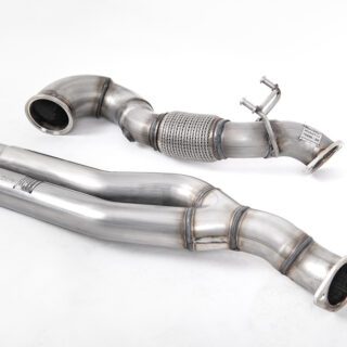 MILLTEK - SSXAU727 - AUDI RS3 SALOON-SEDAN 400PS (8V MQB - 8Y MQB EVO) / TT MK3 TTRS 2.5TFSI QUATTRO (NON-OPF/GPF MODELS) 2016&GT;2026 LARGE-BORE DOWNPIPE AND DE-CAT