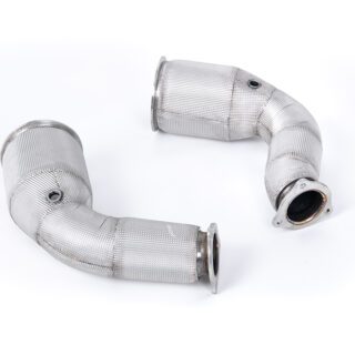 MILLTEK - SSXAU816 - AUDI RS4 B9 2.9 V6 TURBO AVANT / RS5 B9 2.9 V6 TURBO SPORTBACK-COUPÈ (NON-OPF/GPF MODELS) / RS5 B9.5 2.9 V6 TURBO SPORTBACK-COUPÈ (NON OPF MODELS) 2018>2026 CAT REPLACEMENT PIPES