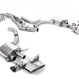 MILLTEK - SSXAU862 - AUDI RS6 C8 4.0 V8 BI-TURBO IN PERFORMANCE EDITION / RS7 C8 4.0 V8 BI-TURBO (OPF/GPF MODELS) 2019&GT;2026 FRONT PIPE-BACK