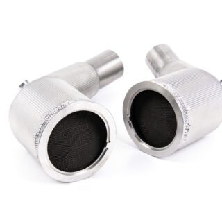 MILLTEK - SSXAU869 - AUDI RS6 C8 4.0 V8 BI-TURBO IN PERFORMANCE EDITION / RS7 C8 4.0 V8 BI-TURBO / S8 D5 4.0 TFSI V8 SALOON-SEDAN (OPF/GPF MODELS) 2019&GT;2026 LARGE BORE DOWNPIPES AND HI-FLOW SPORTS CATS