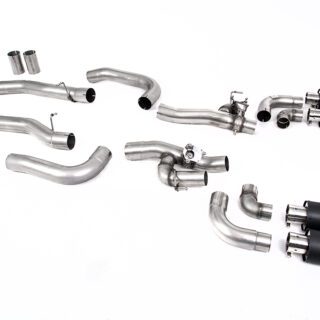 MILLTEK - SSXBM1189 - BMW 8 SERIES M8 &AMP; M8 COMPETITION 4.4L V8 TWIN TURBO F91 &AMP; F92 COUPE &AMP; CABRIO - F93 GRAN COUPE LCI (OPF/GPF EQUIPPED CARS ONLY) 2020&GT;2026 PARTICULATE FILTER-BACK