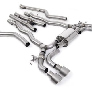 MILLTEK - SSXBM1229 - BMW 5 SERIES M5 &AMP; M5 COMPETITION 4.4L TWIN TURBO F90 LCI (OPF/GPF EQUIPPED CARS) 2021&GT;2026 CAT-BACK