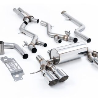 MILLTEK - SSXBM1286 - BMW 2 SERIES M2 COUPE (G87 S58 OPF/GPF MODELS) 2023&GT;2026 CAT-BACK