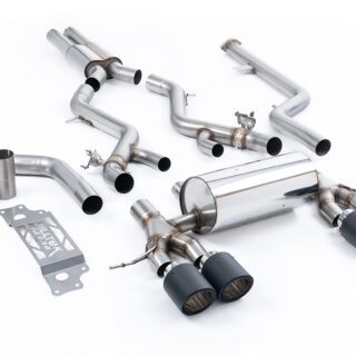 MILLTEK - SSXBM1290 - BMW 2 SERIES M2 COUPE (G87 S58 OPF/GPF MODELS) 2023&GT;2026 CAT-BACK