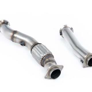 MILLTEK - SSXBM1334 - BMW 2 SERIES M2 COUPE G87 S58 / 3-4 SERIES G80/G81-G82/G83 M3-M4 & M3-M4 COMPETITION S58 3.0 TURBO (OPF/GPF MODELS) 2020>2026 LARGE-BORE DOWNPIPES AND CAT BYPASS PIPES