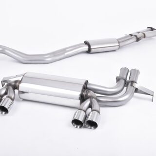 MILLTEK - SSXBM462 - BMW 3 SERIES E46 M3 COUPE-CABRIOLET / E46 M3 CSL 3.2 2001&GT;2007 CAT-BACK