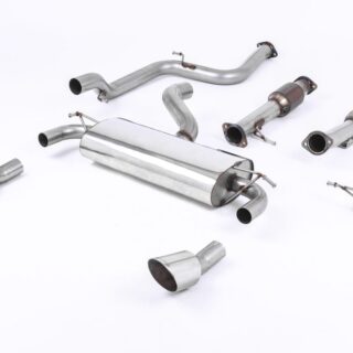 MILLTEK - SSXFD083 - FORD FOCUS MK2 RS 2.5T 305PS 2009&GT;2010 TURBO-BACK INCLUDING HI-FLOW SPORTS CAT