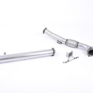 MILLTEK - SSXFD086 - FORD FOCUS MK2 RS 2.5T 305PS 2009&GT;2010 LARGE-BORE DOWNPIPE AND DE-CAT