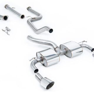 MILLTEK - SSXFD087 - FORD FOCUS MK2 RS 2.5T 305PS 2009&GT;2010 TURBO-BACK EXCLUDING HI-FLOW SPORTS CAT