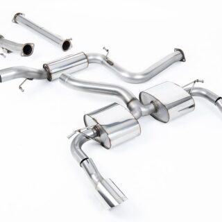 MILLTEK - SSXFD088 - FORD FOCUS MK2 RS 2.5T 305PS 2009&GT;2010 TURBO-BACK EXCLUDING HI-FLOW SPORTS CAT