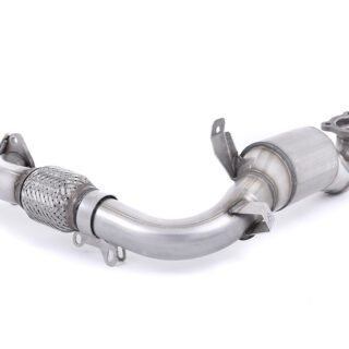 MILLTEK - SSXFD102 - FORD FIESTA MK6/MK7 1.0T ECOBOOST (100/125/140PS) 2013&GT;2017 LARGE BORE DOWNPIPE AND HI-FLOW SPORTS CAT
