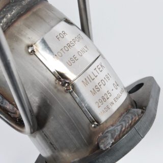 MILLTEK - SSXFD125 - FORD FOCUS MK3 ST 2.0-LITRE ECOBOOST 5-DOOR HATCHBACK / ESTATE / SEDAN / LIMOUSINE 2012&GT;2018 LARGE BORE DOWNPIPE AND HI-FLOW SPORTS CAT