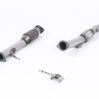 MILLTEK - SSXFD168 - FORD FOCUS MK2 ST 225 2005&GT;2010 LARGE BORE DOWNPIPE AND HI-FLOW SPORTS CAT