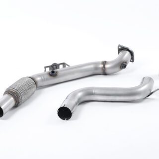 MILLTEK - SSXFD172 - FORD MUSTANG 2.3 ECOBOOST (S550 FASTBACK) 2015&GT;2018 / (S650 FASTBACK) 2024>2026 LARGE-BORE DOWNPIPE AND DE-CAT