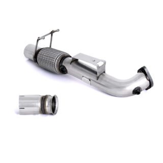 MILLTEK - SSXFD194 - FORD FOCUS MK3 RS 2.3-LITRE ECOBOOST 4WD 5-DOOR HATCHBACK 2016&GT;2018 LARGE-BORE DOWNPIPE AND DE-CAT