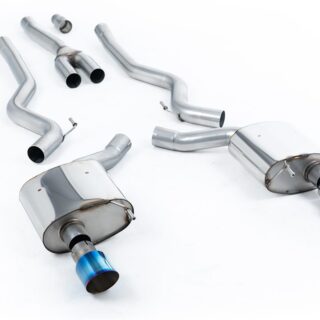 MILLTEK - SSXFD223 - FORD MUSTANG 2.3 ECOBOOST (S550 FASTBACK) 2015>2018 / (S650 FASTBACK) 2024>2026 CAT-BACK