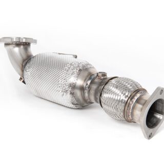 MILLTEK - SSXFD230 - FORD FIESTA MK6 ST 1.6 LITER ECOBOOST 182PS &AMP; ST200 2013&GT;2017 LARGE BORE DOWNPIPE AND HI-FLOW SPORTS CAT