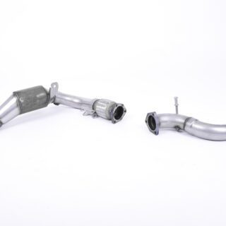 MILLTEK - SSXFD237 - FORD FIESTA MK6 1.0T ECOBOOST (100/125/140PS) 2013&GT;2017 LARGE BORE DOWNPIPE AND HI-FLOW SPORTS CAT / FIESTA MK7 1.0T ECOBOOST ST-LINE 3 & 5 DOOR (NON-OPF/GPF MODELS ONLY) 2017>2019 CAST DOWNPIPE WITH RACE CAT