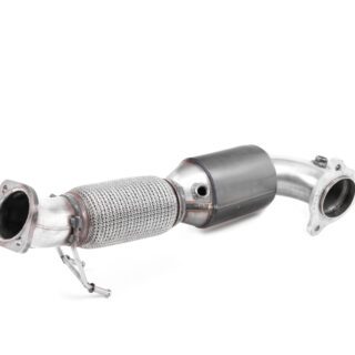 MILLTEK - SSXFD336 - FORD FOCUS MK4 ST 2.3-LITRE ECOBOOST ESTATE/WAGON/COMBI/HATCH (OPF/GPF EQUIPPED) 2019&GT;2026 LARGE BORE DOWNPIPE AND HI-FLOW SPORTS CAT