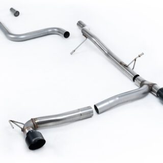 MILLTEK - SSXFD384 - FORD FIESTA MK7/MK8 1.0T ECOBOOST ST-LINE 3 &AMP; 5 DOOR (100 &AMP; 125PS OPF/GPF MODELS ONLY) - MAXTON DUAL OUTLET KITS 2019&GT;2026 PARTICULATE FILTER-BACK