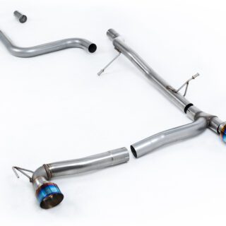 MILLTEK - SSXFD386 - FORD FIESTA MK7/MK8 1.0T ECOBOOST ST-LINE 3 &AMP; 5 DOOR (100 &AMP; 125PS OPF/GPF MODELS ONLY) - MAXTON DUAL OUTLET KITS 2019&GT;2026 PARTICULATE FILTER-BACK