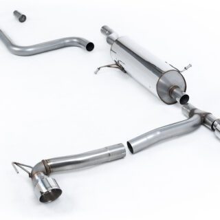 MILLTEK - SSXFD387 - FORD FIESTA MK7/MK8 1.0T ECOBOOST ST-LINE 3 &AMP; 5 DOOR (100 &AMP; 125PS OPF/GPF MODELS ONLY) - MAXTON DUAL OUTLET KITS 2019&GT;2026 PARTICULATE FILTER-BACK