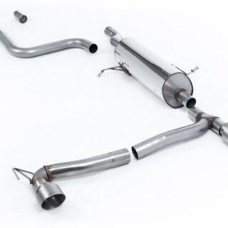 MILLTEK - SSXFD389 - FORD FIESTA MK7/MK8 1.0T ECOBOOST ST-LINE 3 &AMP; 5 DOOR (100 &AMP; 125PS OPF/GPF MODELS ONLY) - MAXTON DUAL OUTLET KITS 2019&GT;2026 PARTICULATE FILTER-BACK