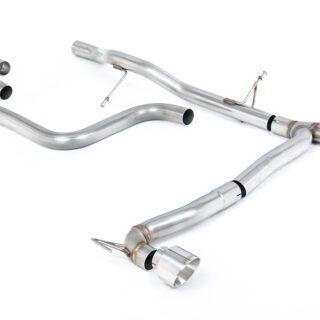 MILLTEK - SSXFD405 - FORD FIESTA MK7/MK8 1.0T ECOBOOST ST-LINE 3 &AMP; 5 DOOR (155PS HYBRID OPF/GPF MODELS ONLY) - MAXTON DESIGNS DUAL OUTLET KITS 2020&GT;2026 PARTICULATE FILTER-BACK