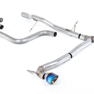 MILLTEK - SSXFD408 - FORD FIESTA MK7/MK8 1.0T ECOBOOST ST-LINE 3 &AMP; 5 DOOR (155PS HYBRID OPF/GPF MODELS ONLY) - MAXTON DESIGNS DUAL OUTLET KITS 2020&GT;2026 PARTICULATE FILTER-BACK